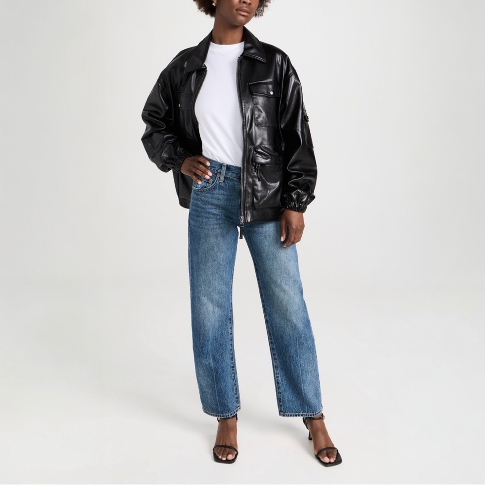 Pistola Lexi Bowed Leg Jean in Artisan Dark Blue 31